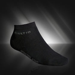 Gultio kotníkové komfortní ponožky černé Gultio101