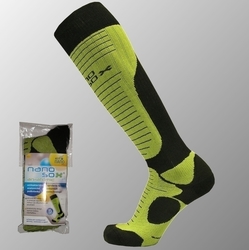 Podkolenky NanoSox® zeleno černé