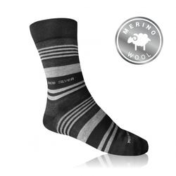 Ponožky z MERINO vlny a stříbra - letní Gultio 3101