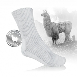 Ponožky s vlnou z lamy Alpaky a stříbrem Gultio 3201