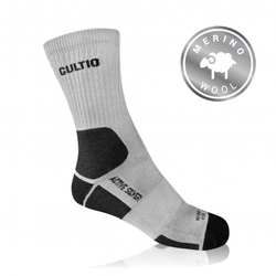 Trekové zátěžové ponožky z MERINO vlny a stříbra Gultio 6401
